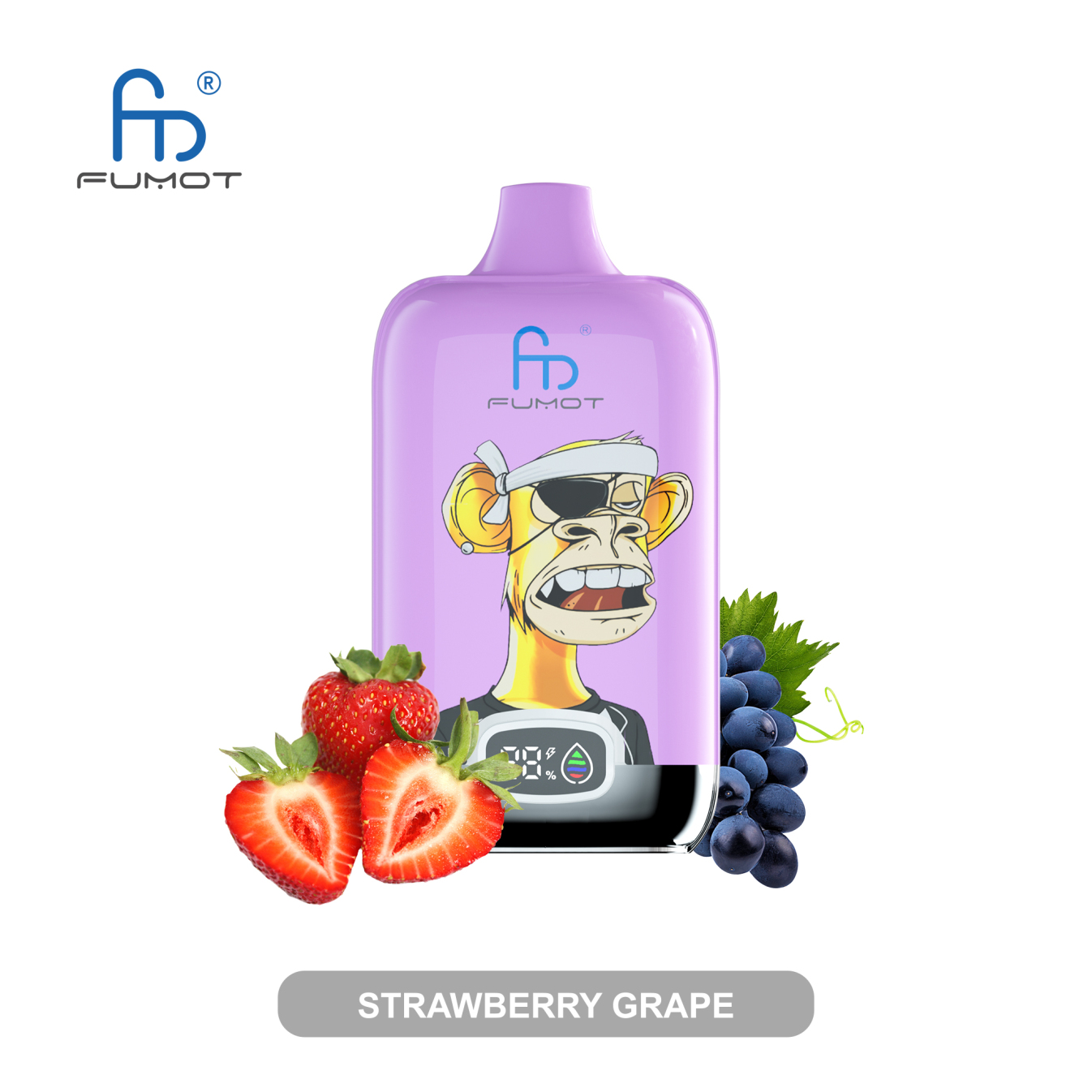 Fumot Digital Box 12K STRAWBERRY GRAPE - Fumot Vapor