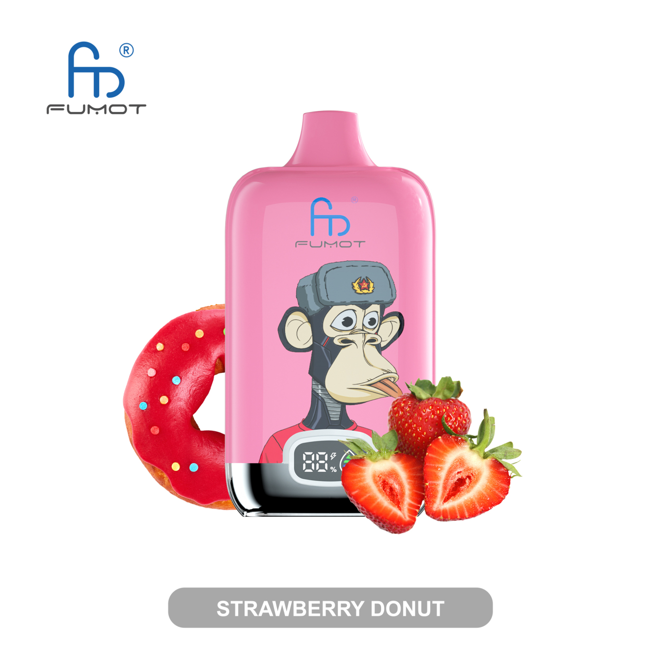 Fumot Digital Box 12K STRAWBERRY DONUT - Fumot Vapor