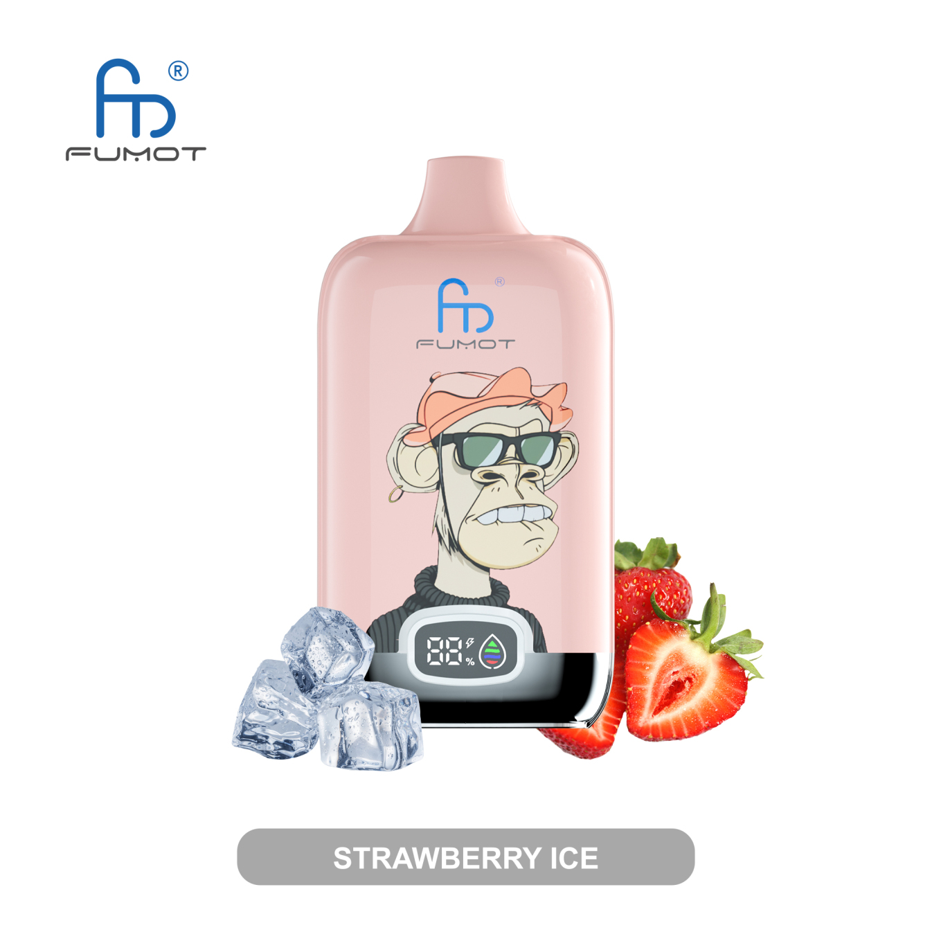 Fumot Digital Box 12K STRAWBERRY ICE - Fumot Vapor