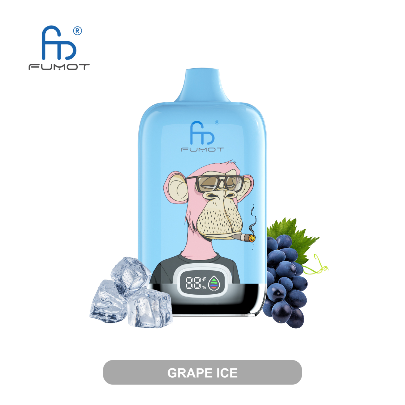 Fumot Digital Box 12K GRAPE ICE - Fumot Vapor