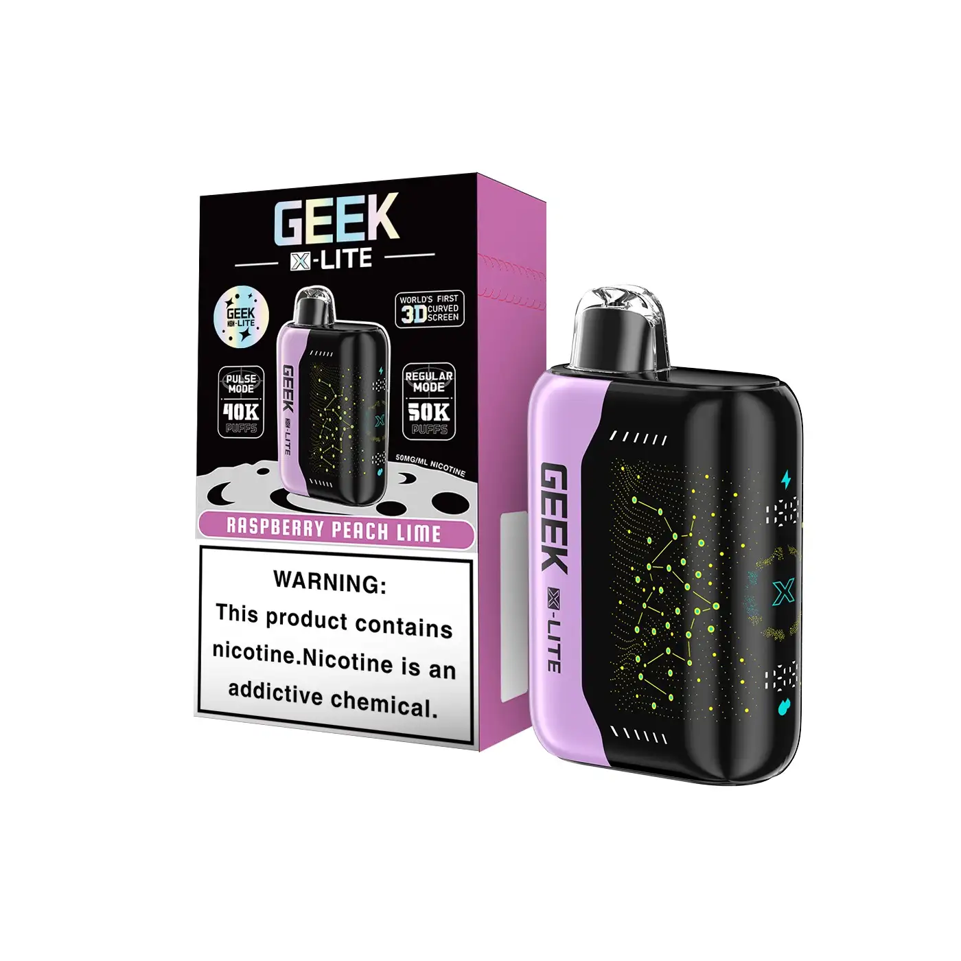 Geek X-Lite 50K Puffs Disposable Vape - Geek Max