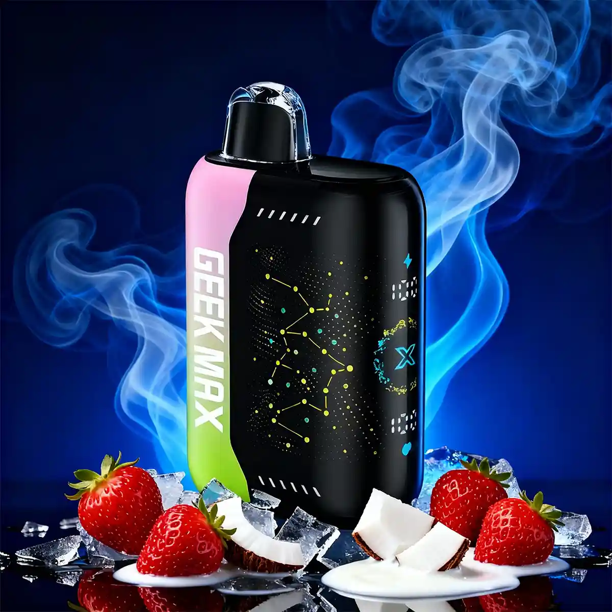 Strawberry Coconut Cream | Geek Max 30000 Puffs Disposable Vape - Geek Max