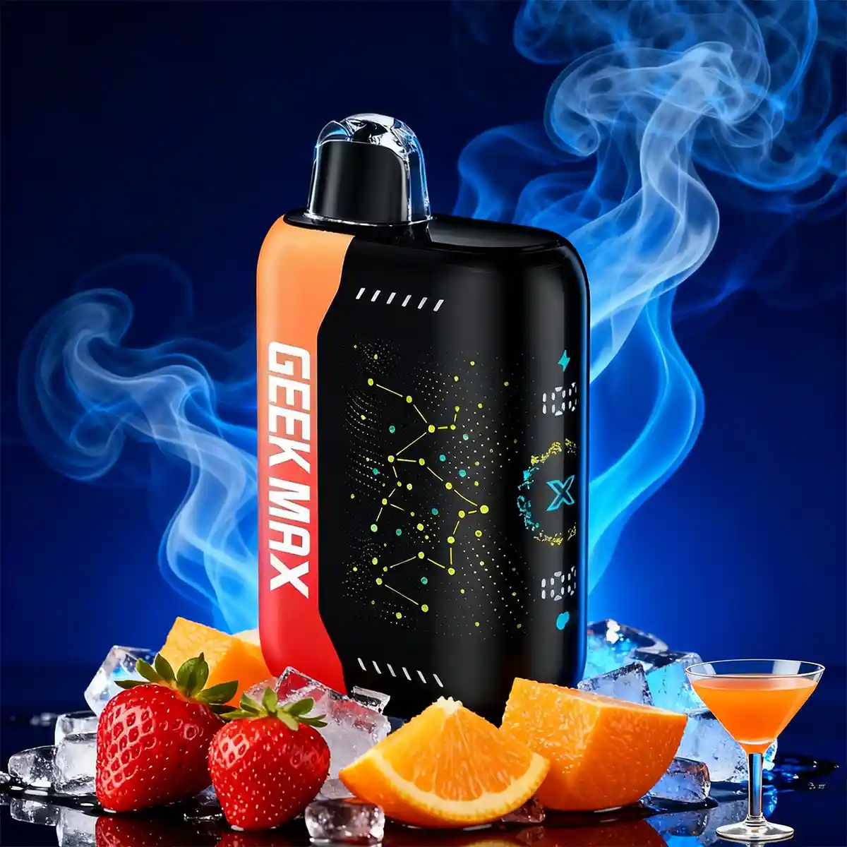 Strawberry Orange Colada | Geek Max 30000 Puffs Disposable Vape - Geek Max