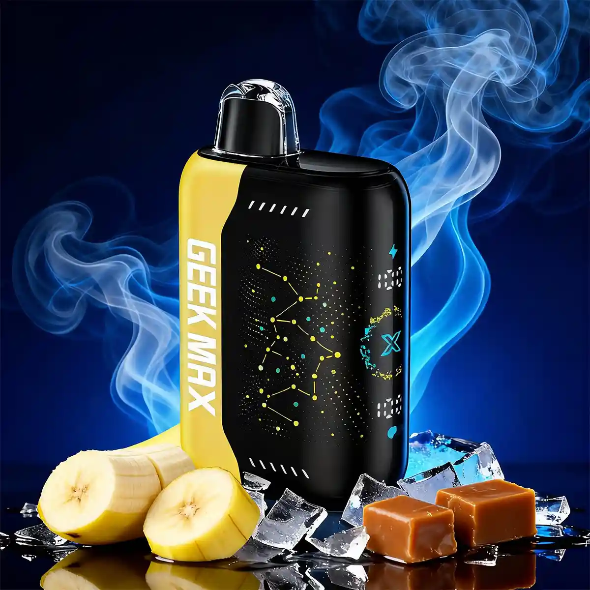 Bananataffy Freeze | Geek Max 30000 Puffs Disposable Vape - Geek Max