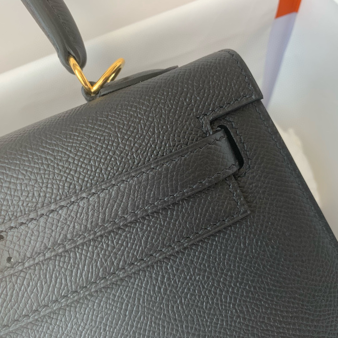 Kelly 25-28 custom calfskin Epsom