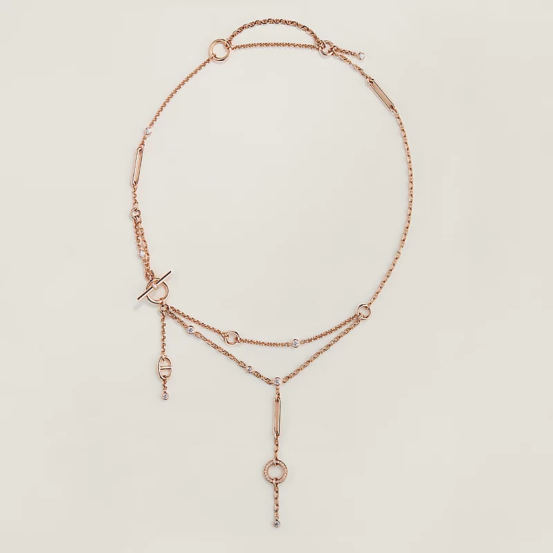 Chaine d'ancre Chaos lariat necklace