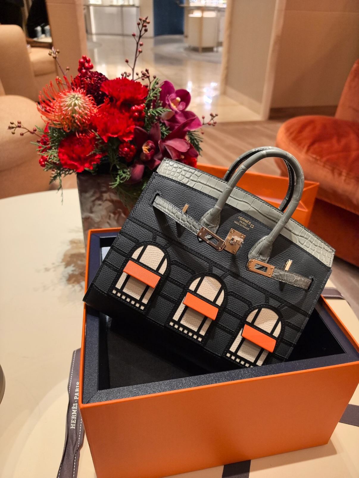 Advanced customization Birkin 20-25 crocodile skin