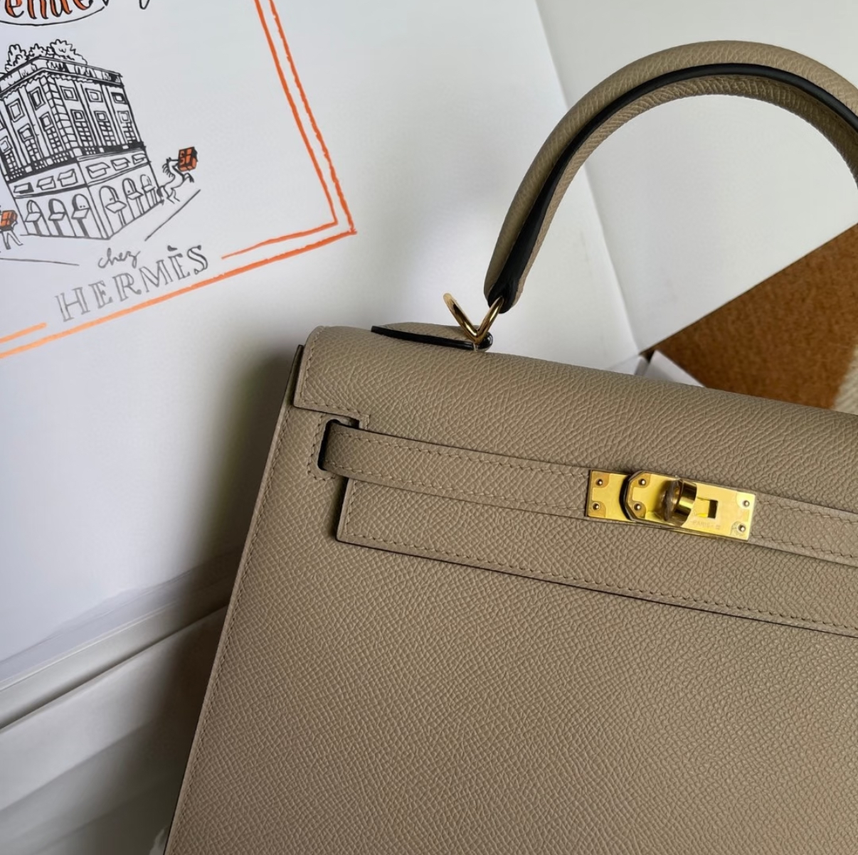 kelly 25 TOGO leather customization