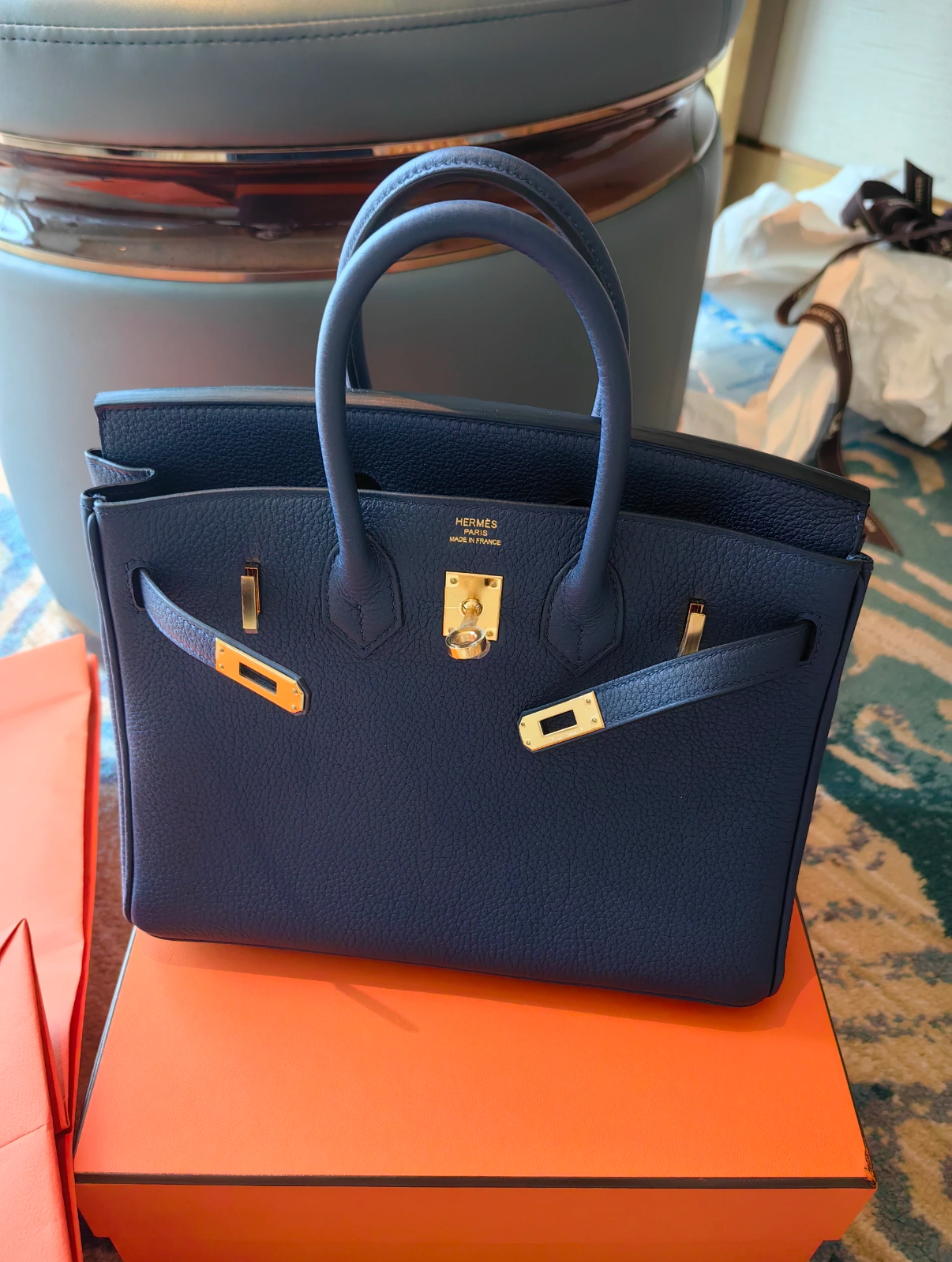 Birkin 25-35cm custom TOGO