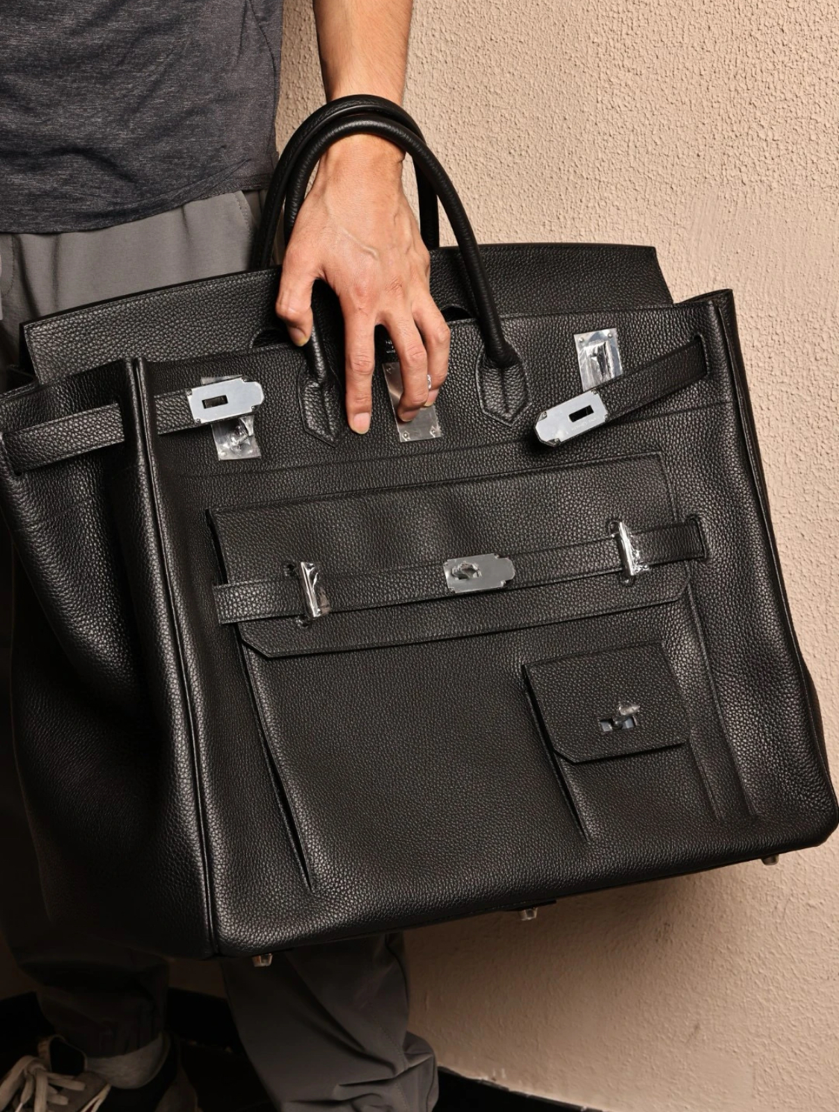 men's bag 50 TOGO leather handmade custom