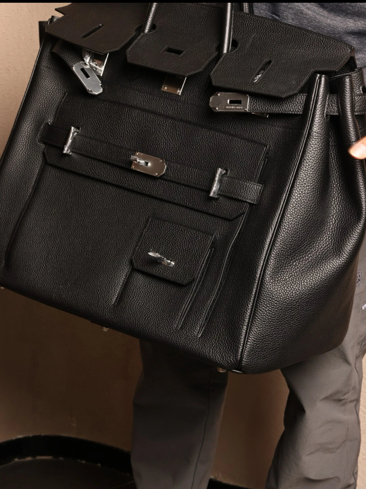 men's bag 50 TOGO leather handmade custom