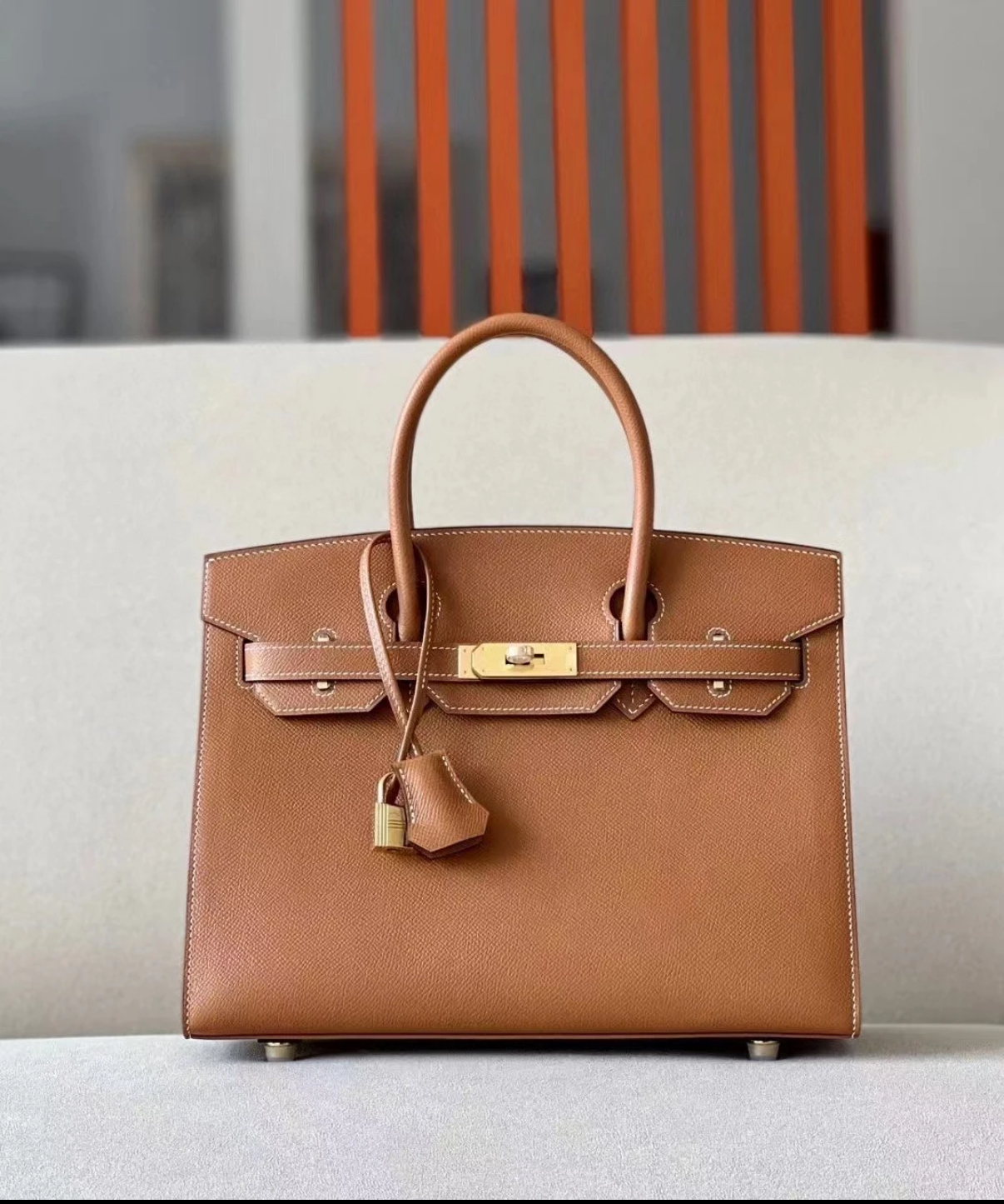 Birkin 25-30 Brown EPSON Leather Custom