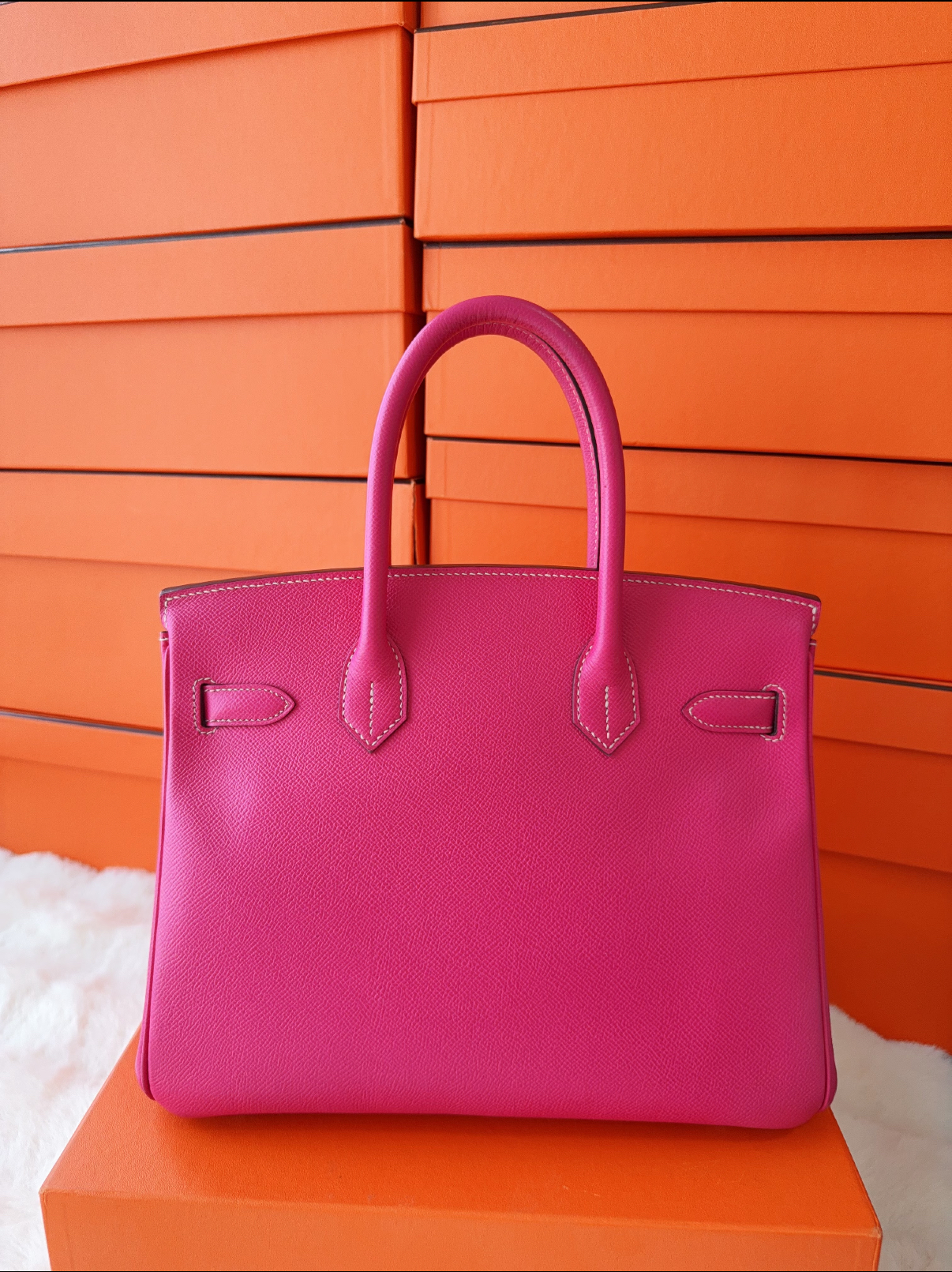 Birkin 25-30 Rose Bonbon EPSON custom