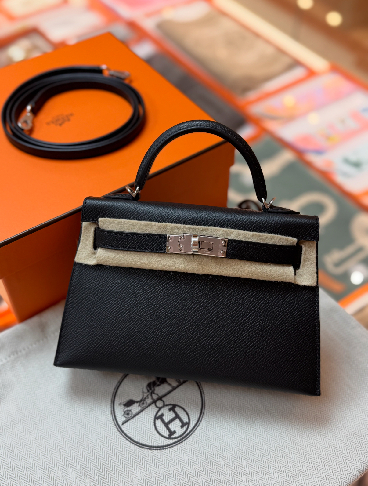 kelly mini 19 black silver buckle custom