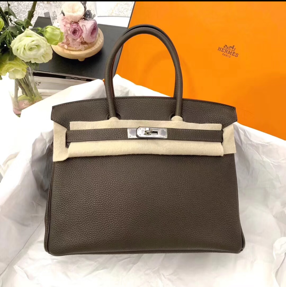 Birkin 25-30 dark brown TOGO custom