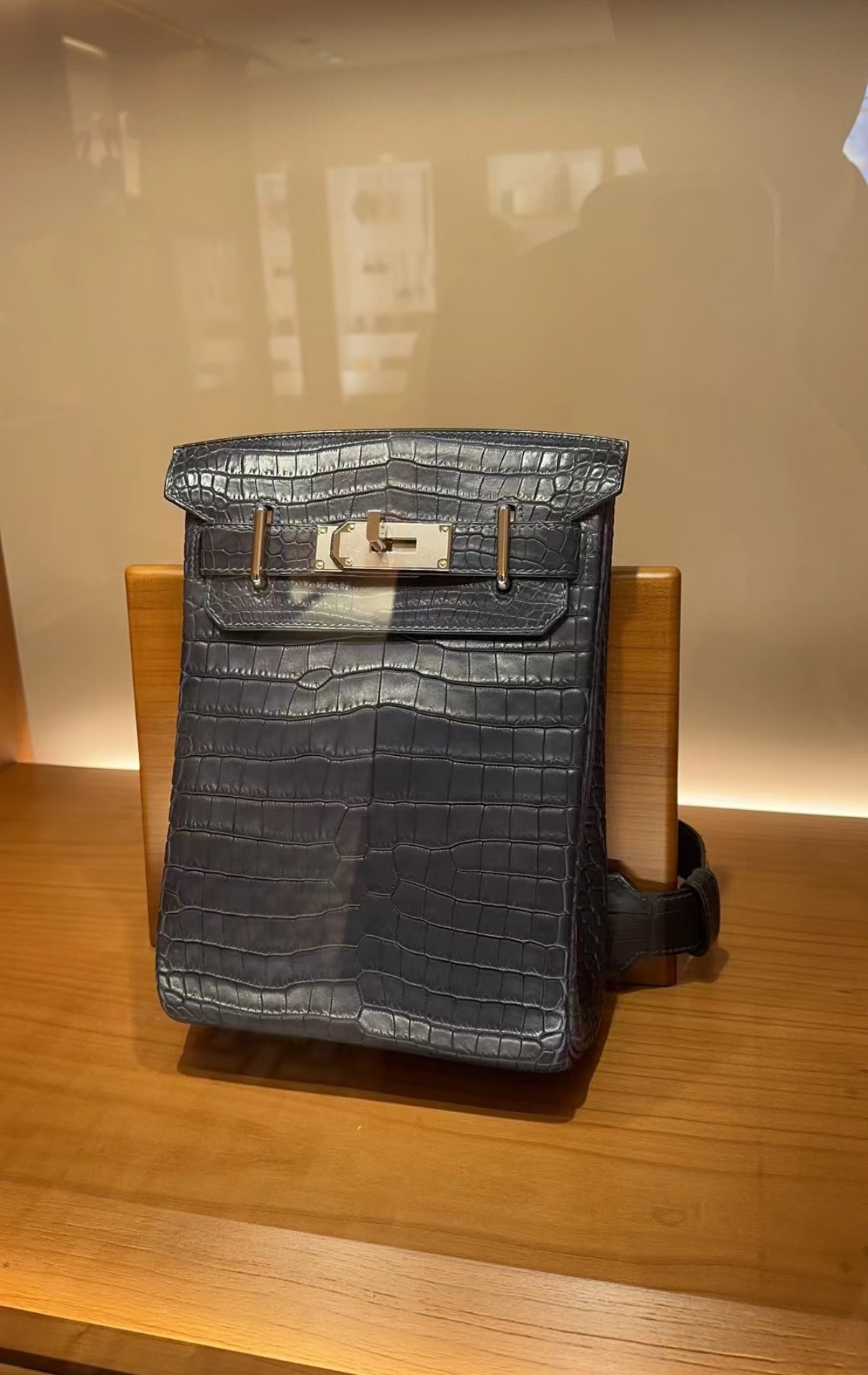 Hac a doc crocodile leather custom