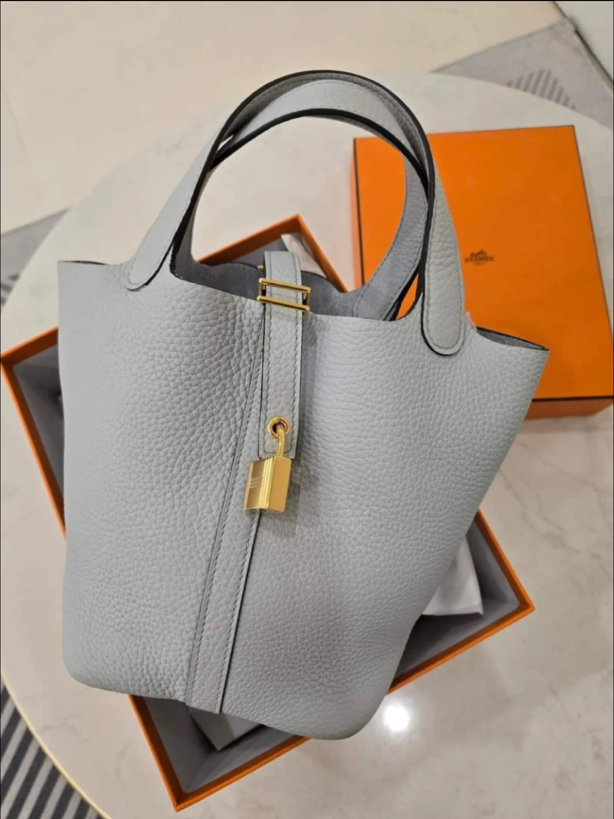 Picotin 18 Holy Grail Blue Gold Buckle Custom