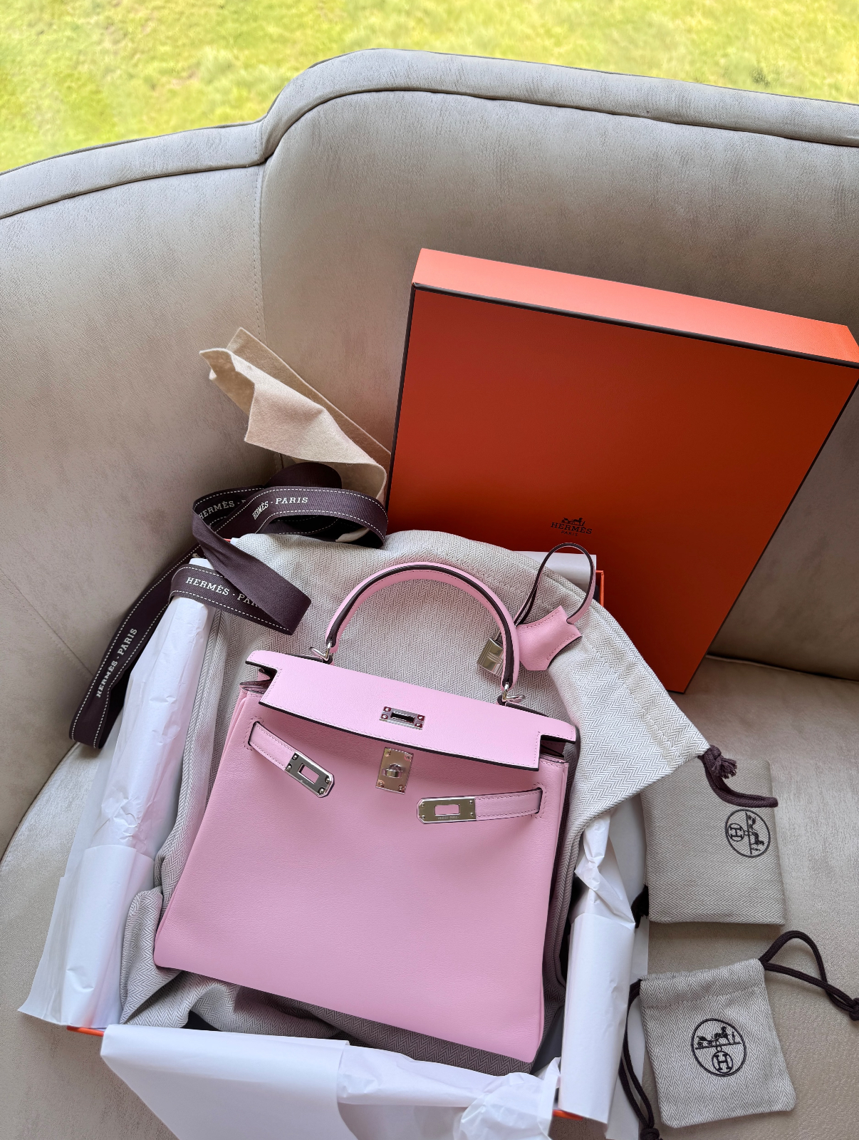 Kelly 25-28 Sakura Pink TOGO Custom