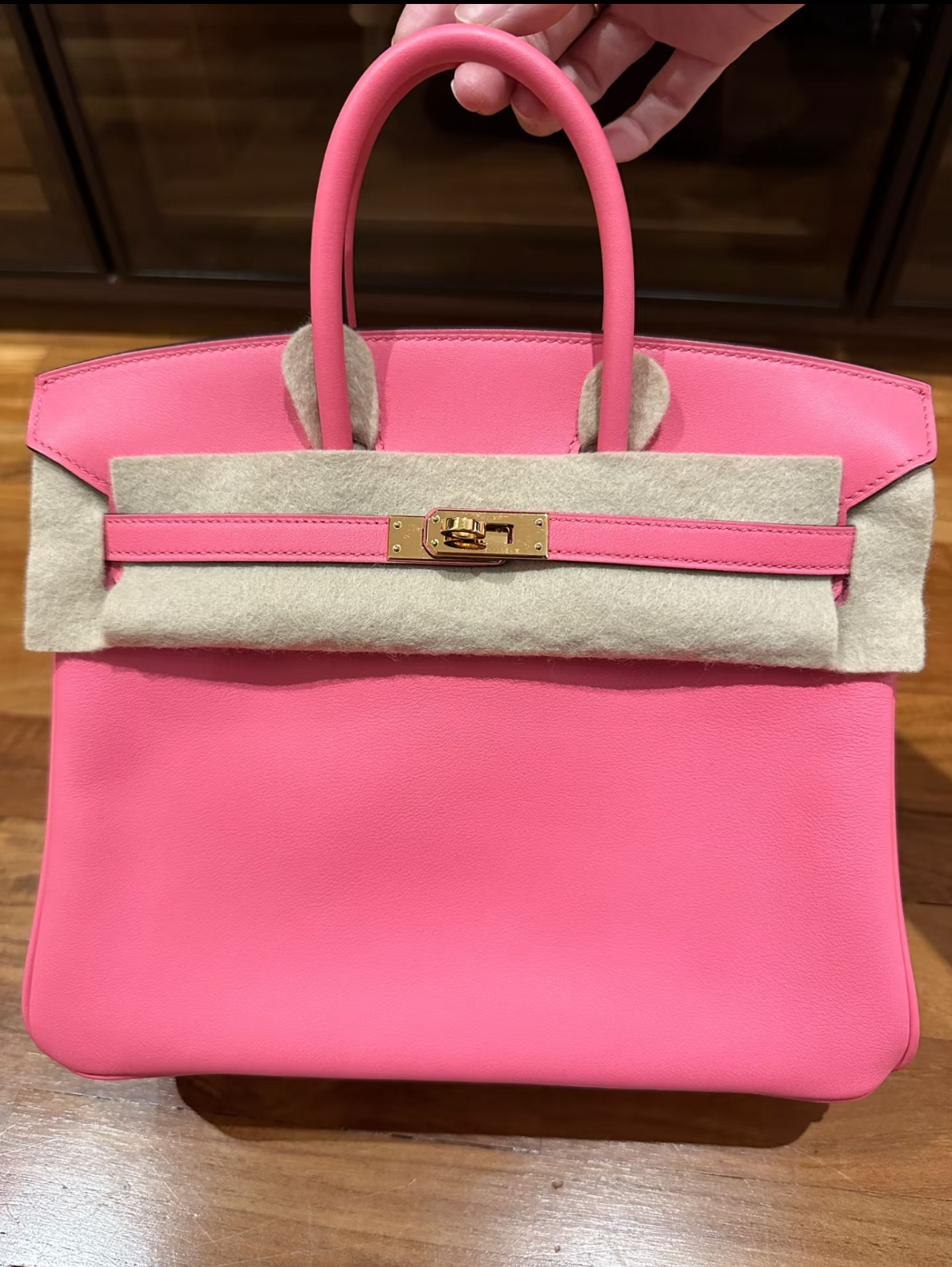 Birkin 25-35 Light Pink TOGO Custom