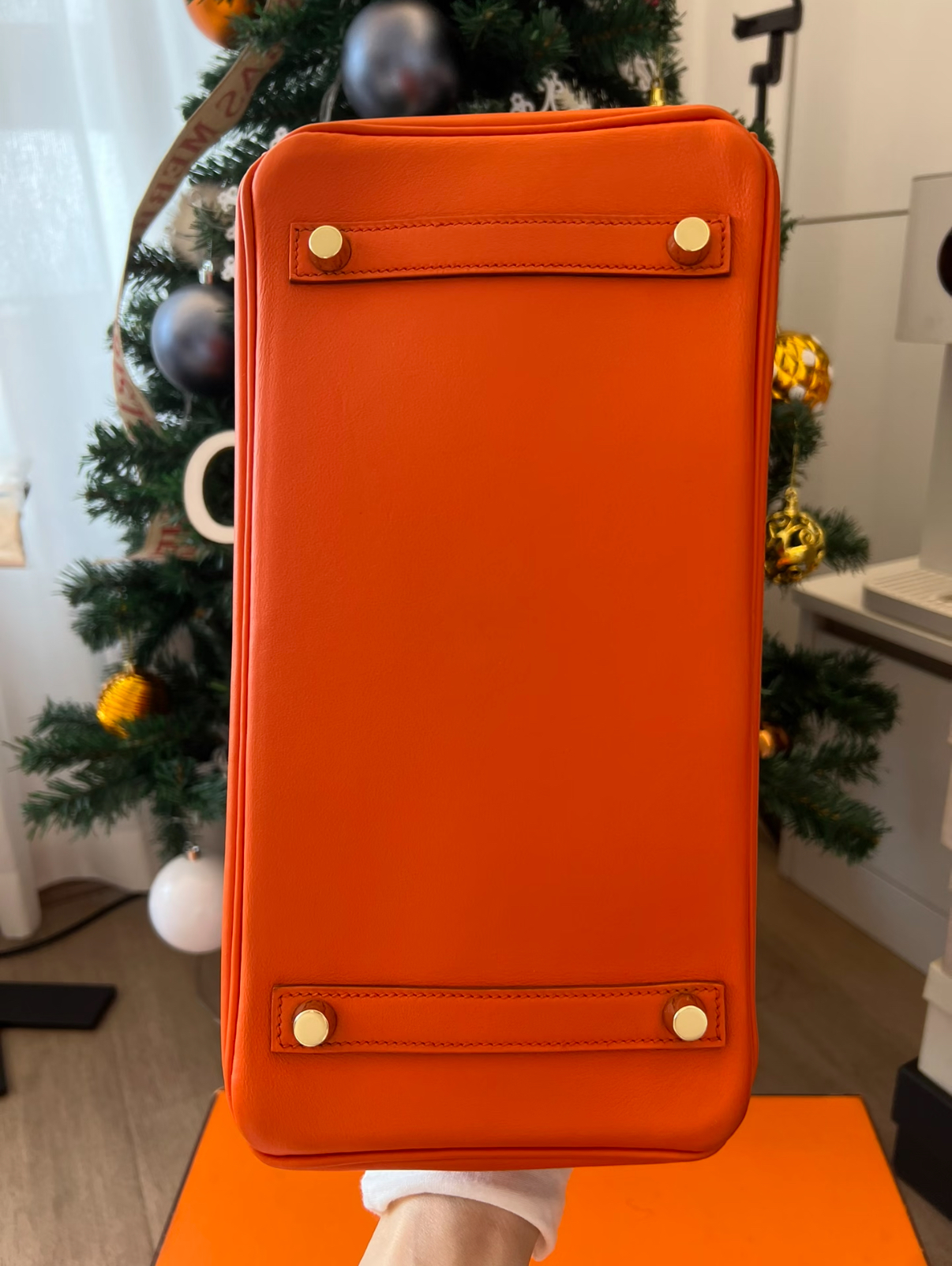 Birkin 25-35 Orange Glod Buckle TOGO Leather Custom