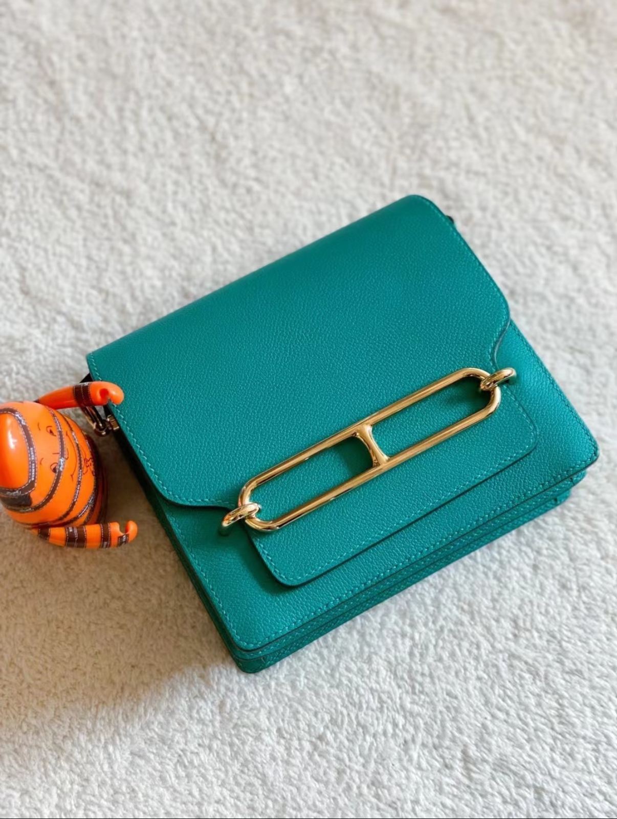 mini roulis 19 Verona Green gold buckle