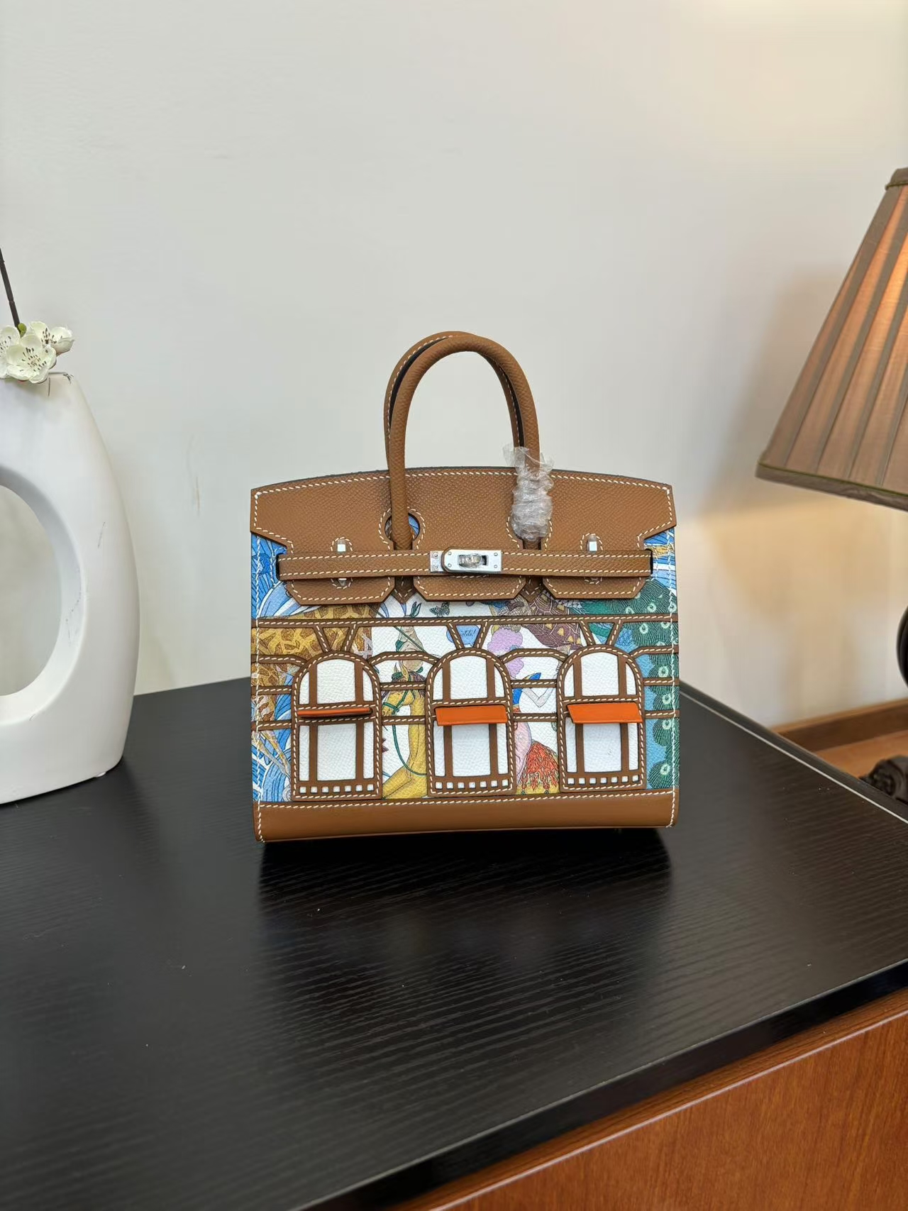 Birkin hand-painted house bag 20 custom