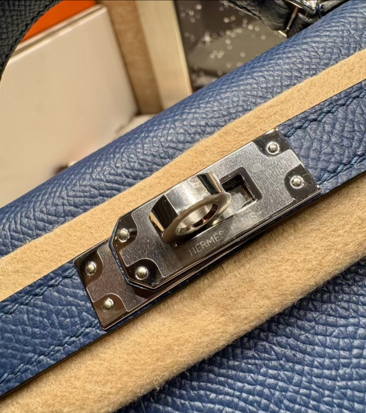 Kelly mini Sapphire Blue Custom