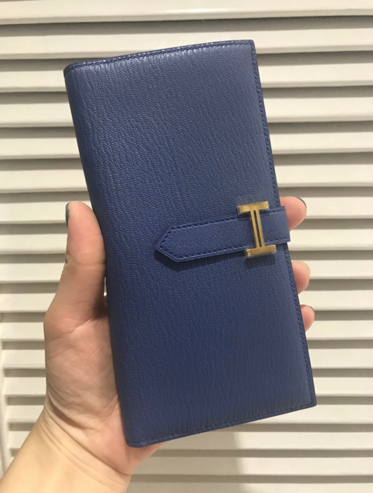 Bearn long wallet blue