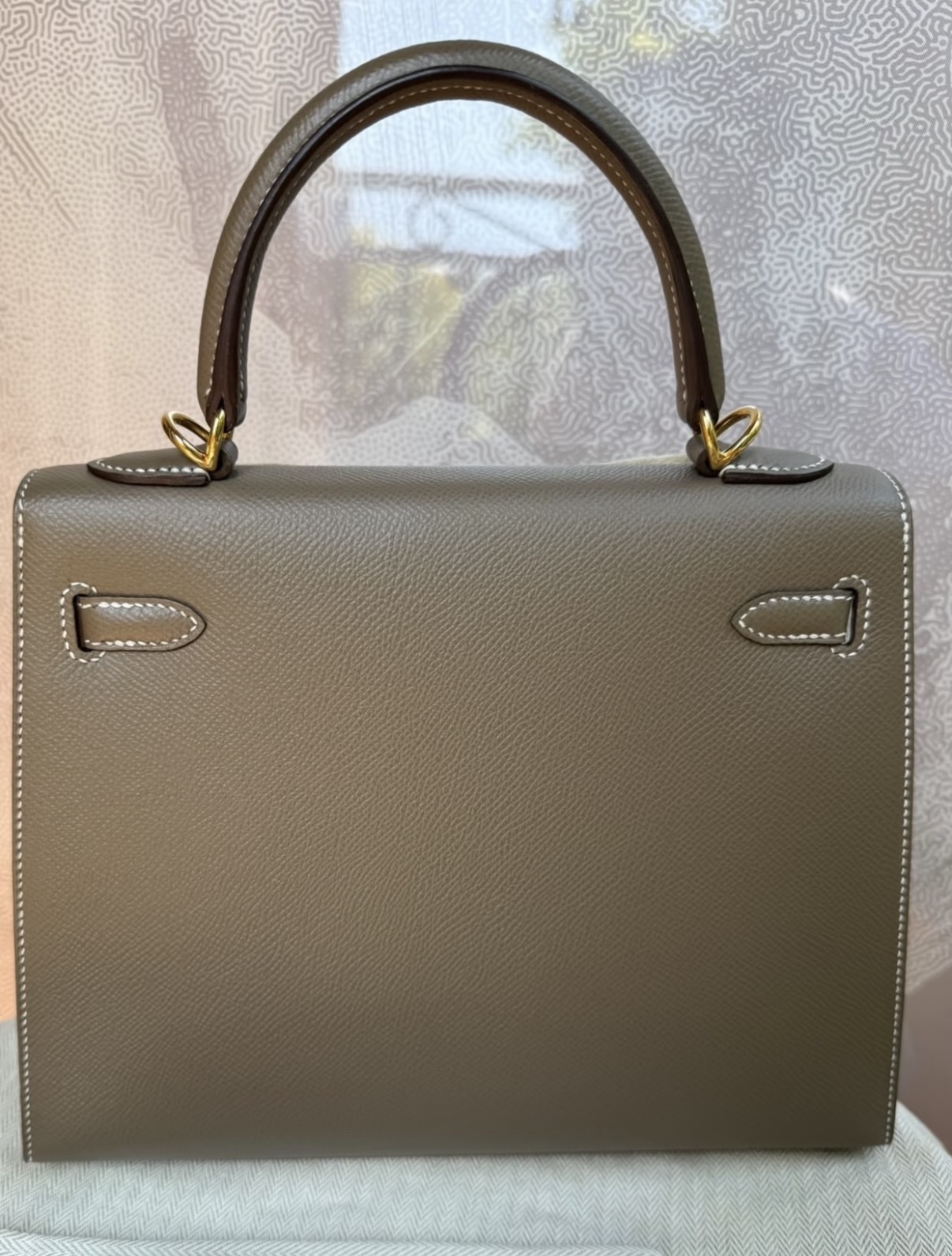 Kelly 25-35 Elephant Grey Gold Buckle Customization