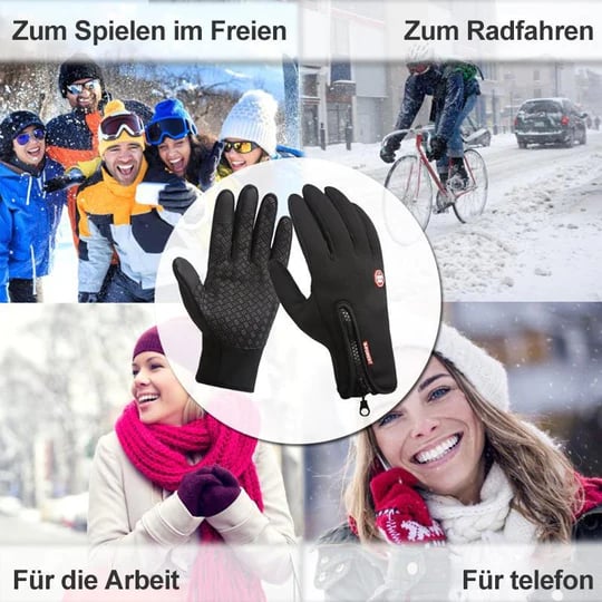 🔥Heißer Verkauf 48 % Rabatt🎉Unisex wasserdichte Touchscreen-Winterhandschuhe
