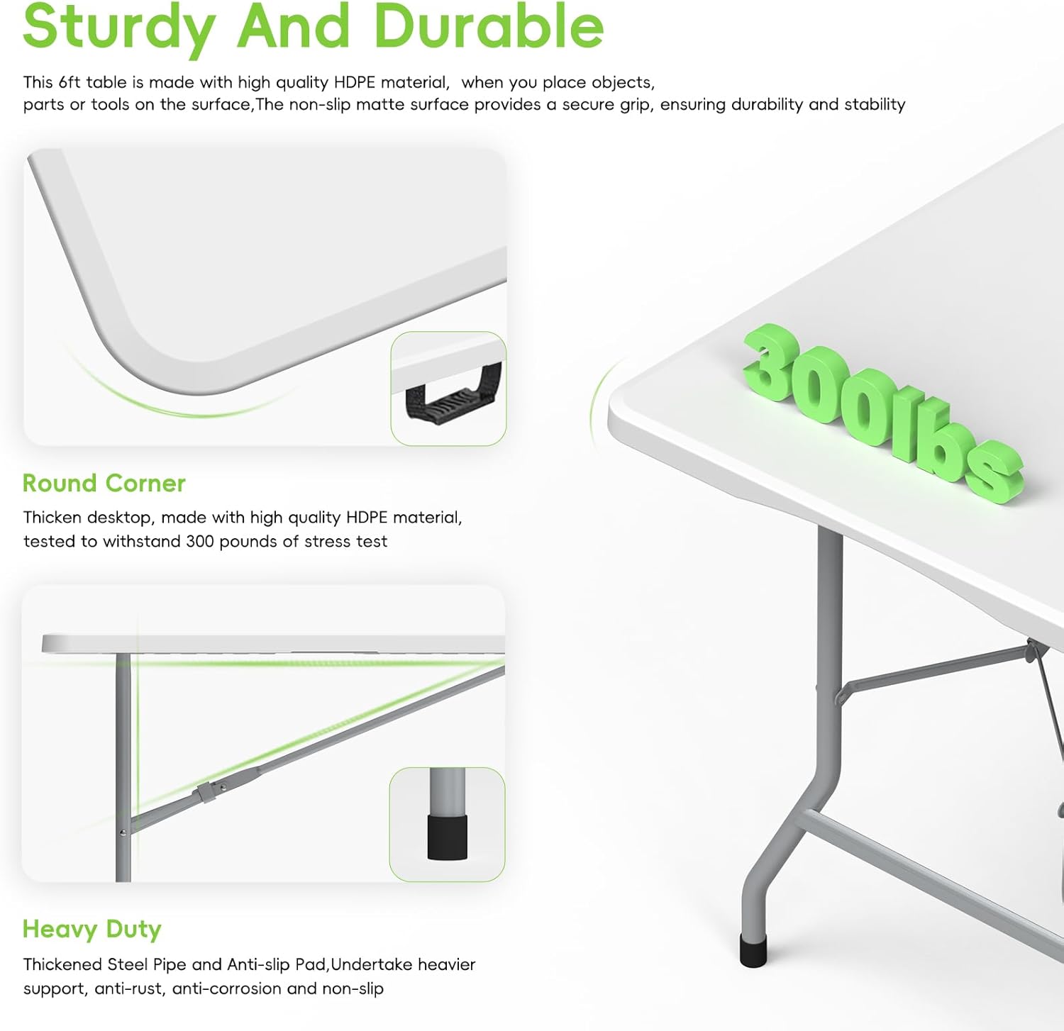 Folding Table Picnic Table Set