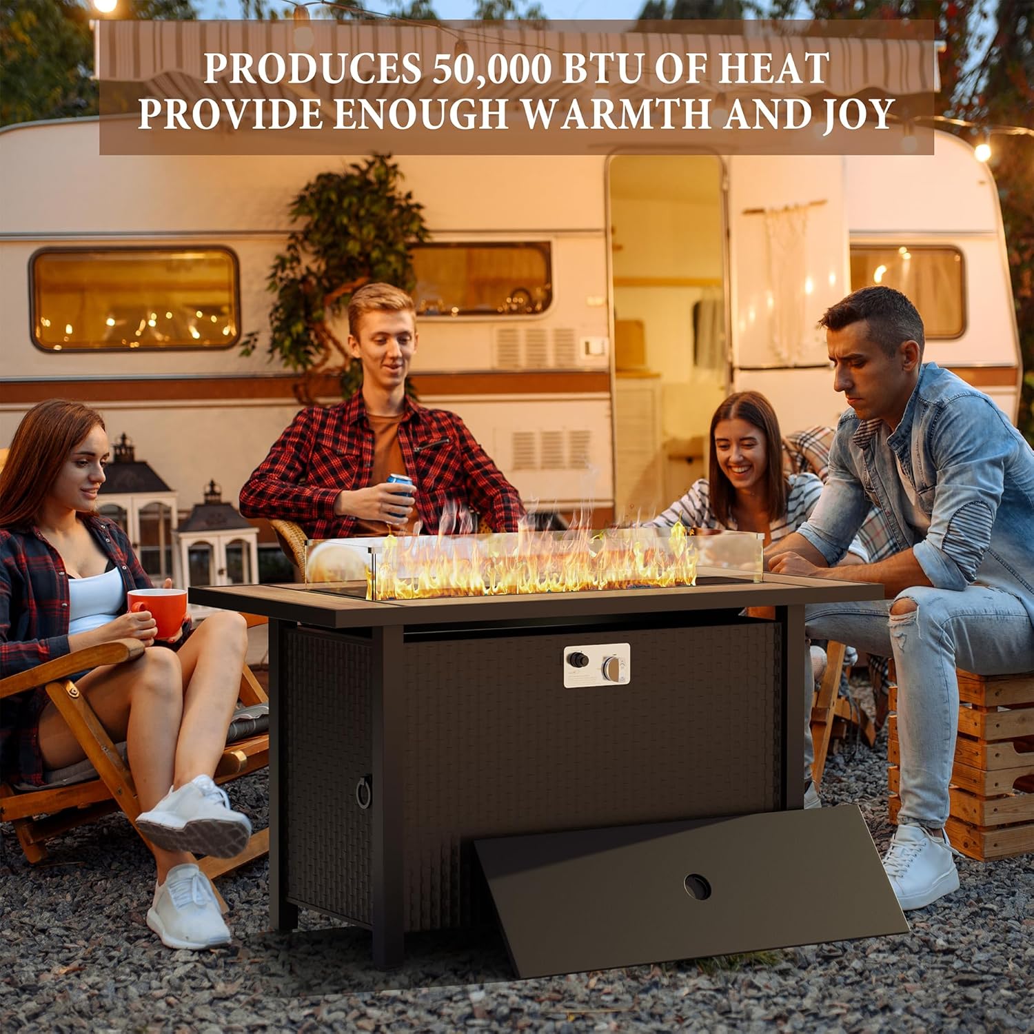 Outdoor Propane Fire Pit