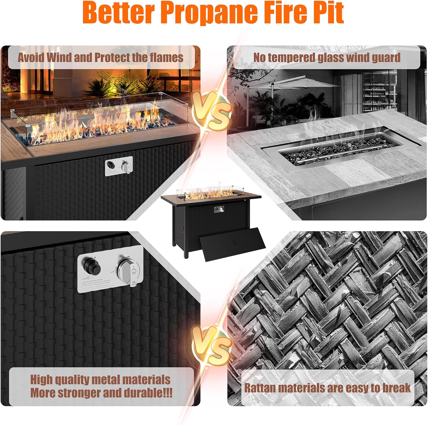 Outdoor Propane Fire Pit