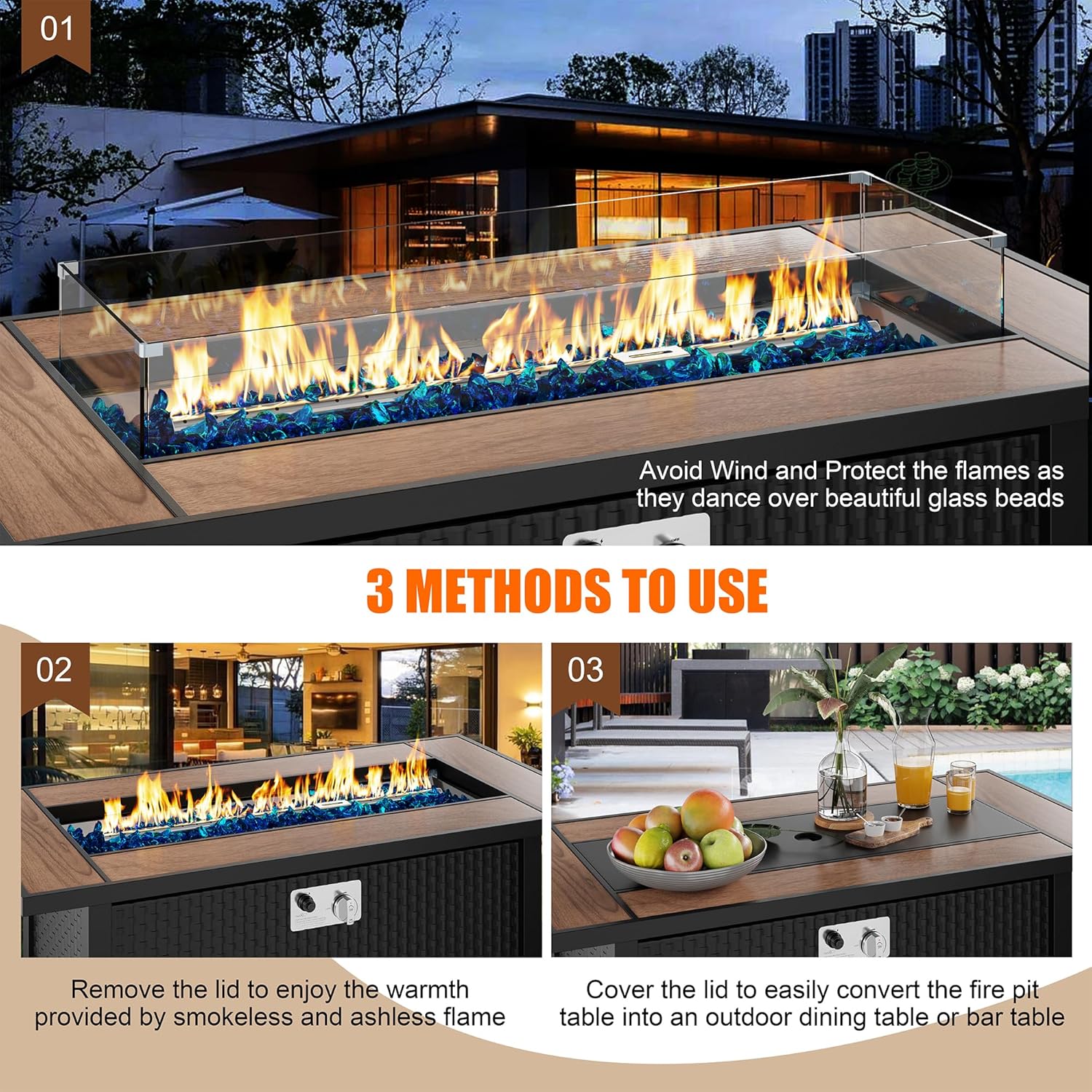 Outdoor Propane Fire Pit