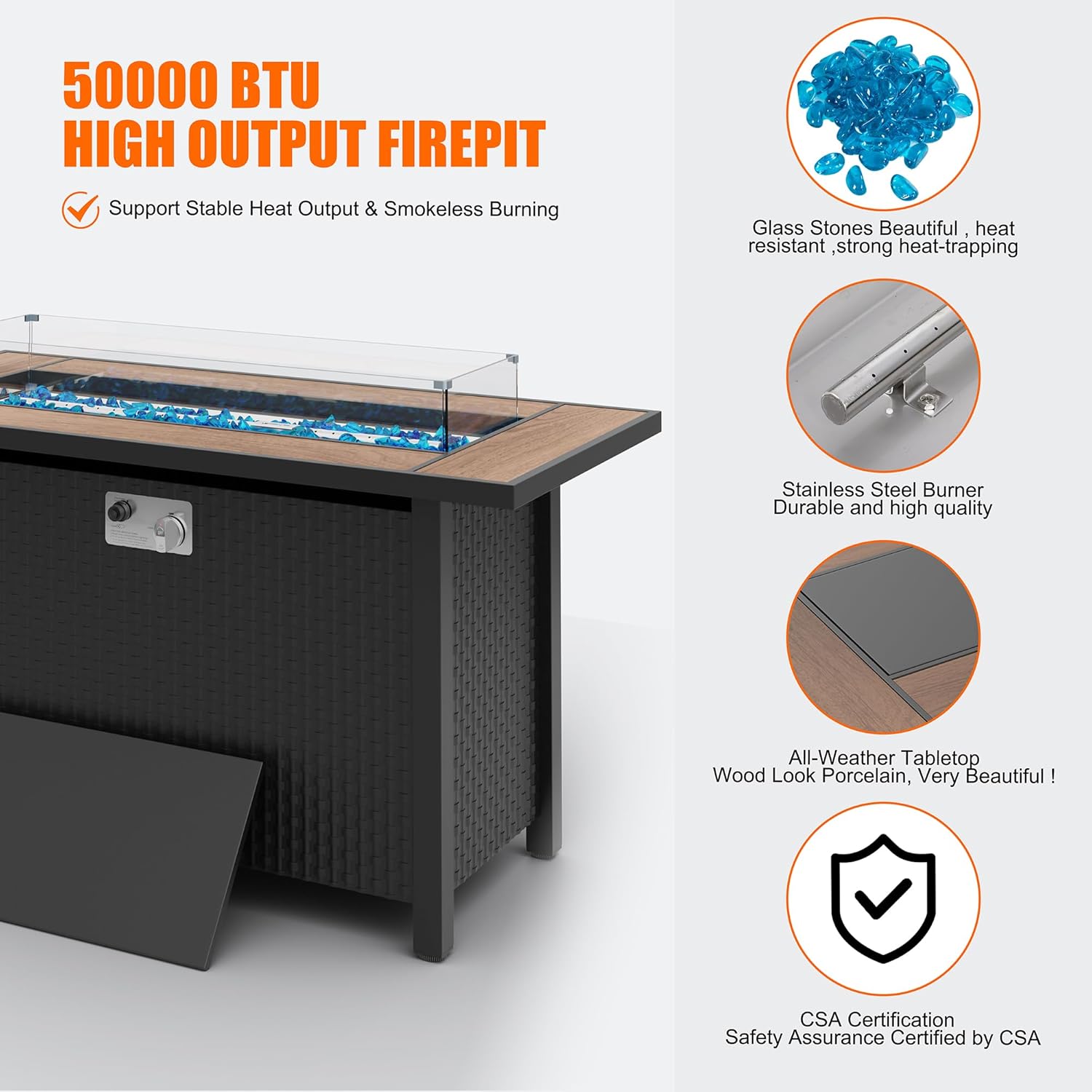 Outdoor Propane Fire Pit