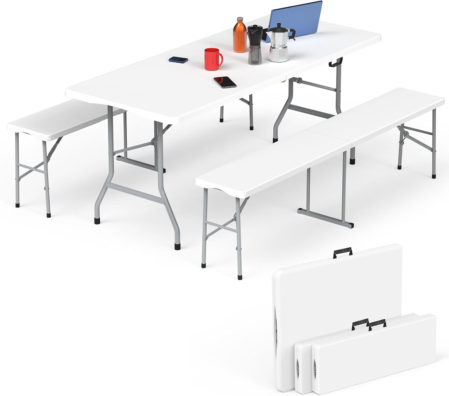 Folding Table Picnic Table Set