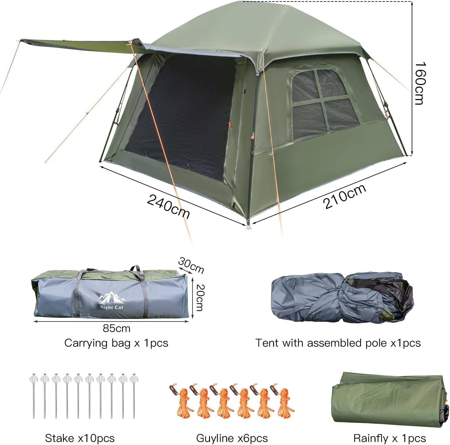 Easy Setup Family Tent