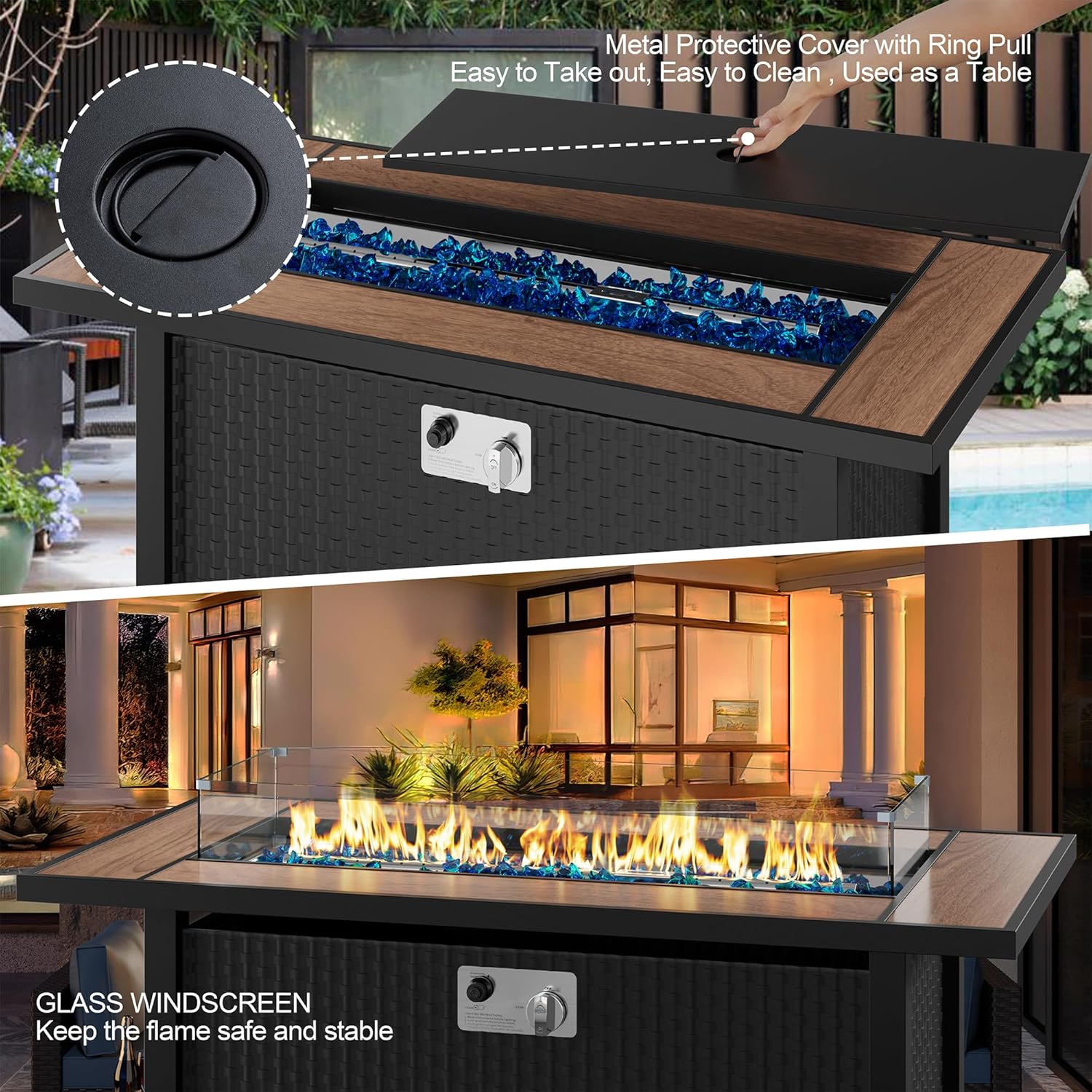 Outdoor Propane Fire Pit