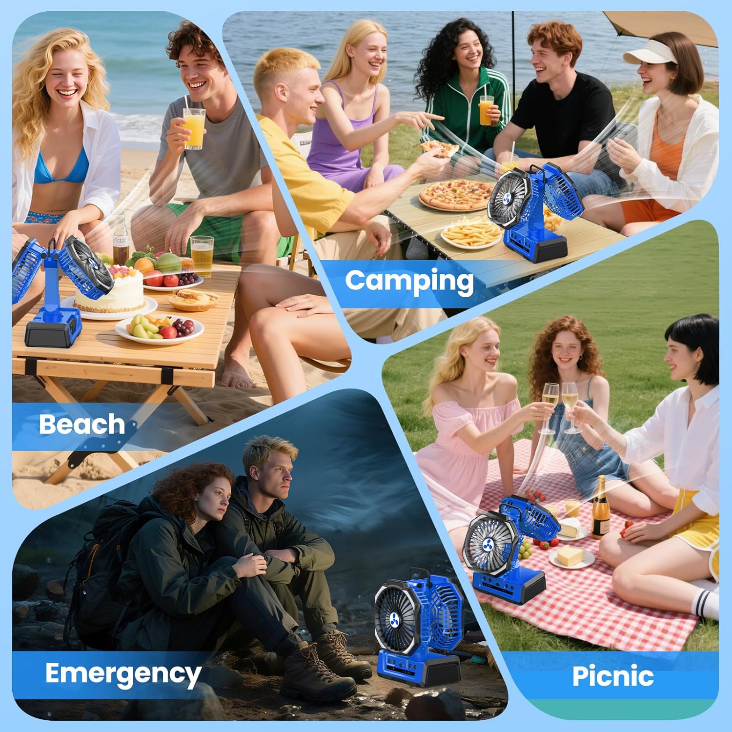 Camping Fan Cordless