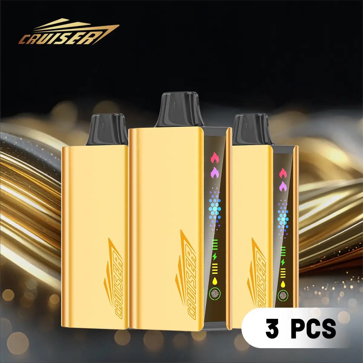 3pcs | JNR Cruiser Gold Disposable Vape