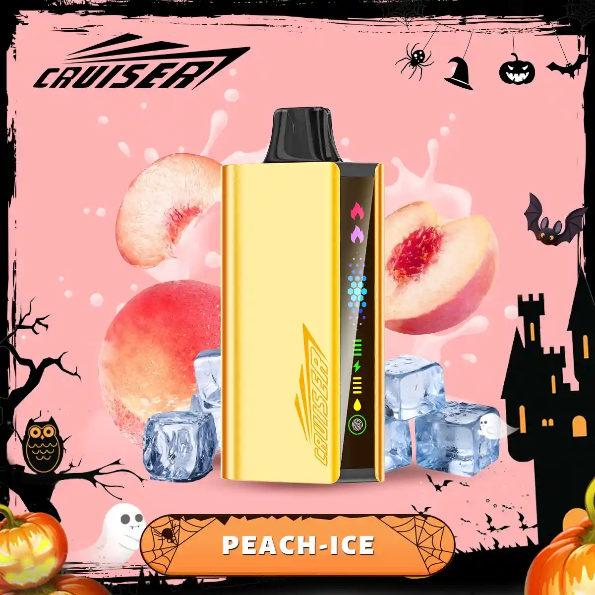 Peach Ice | JNR Cruiser Gold Disposable Vape