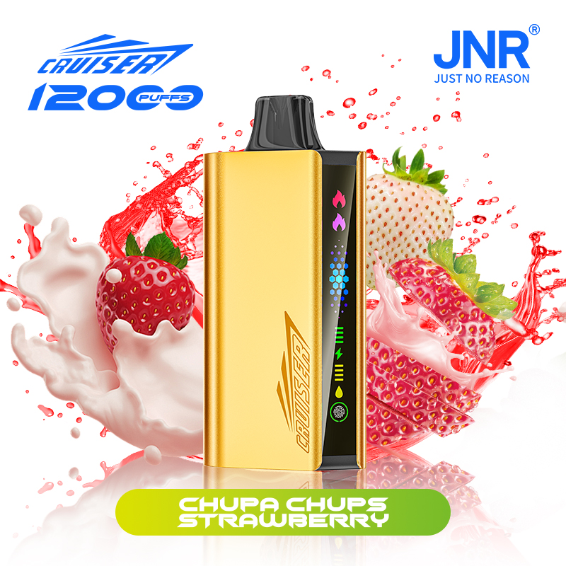 Chupa Chups Strawberry | JNR Cruiser Gold Disposable Vape