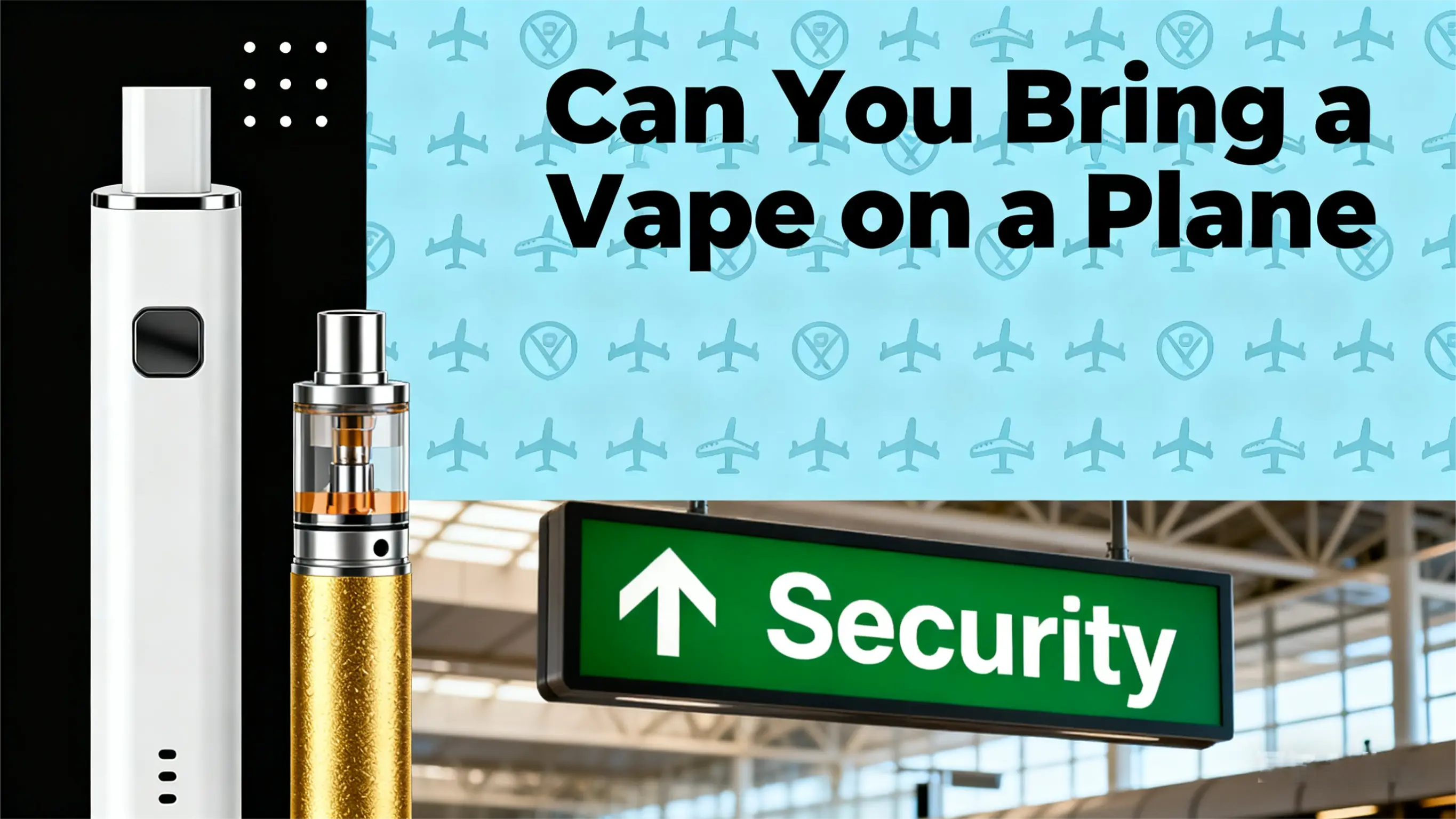 Can You Bring a Vape on a Plane