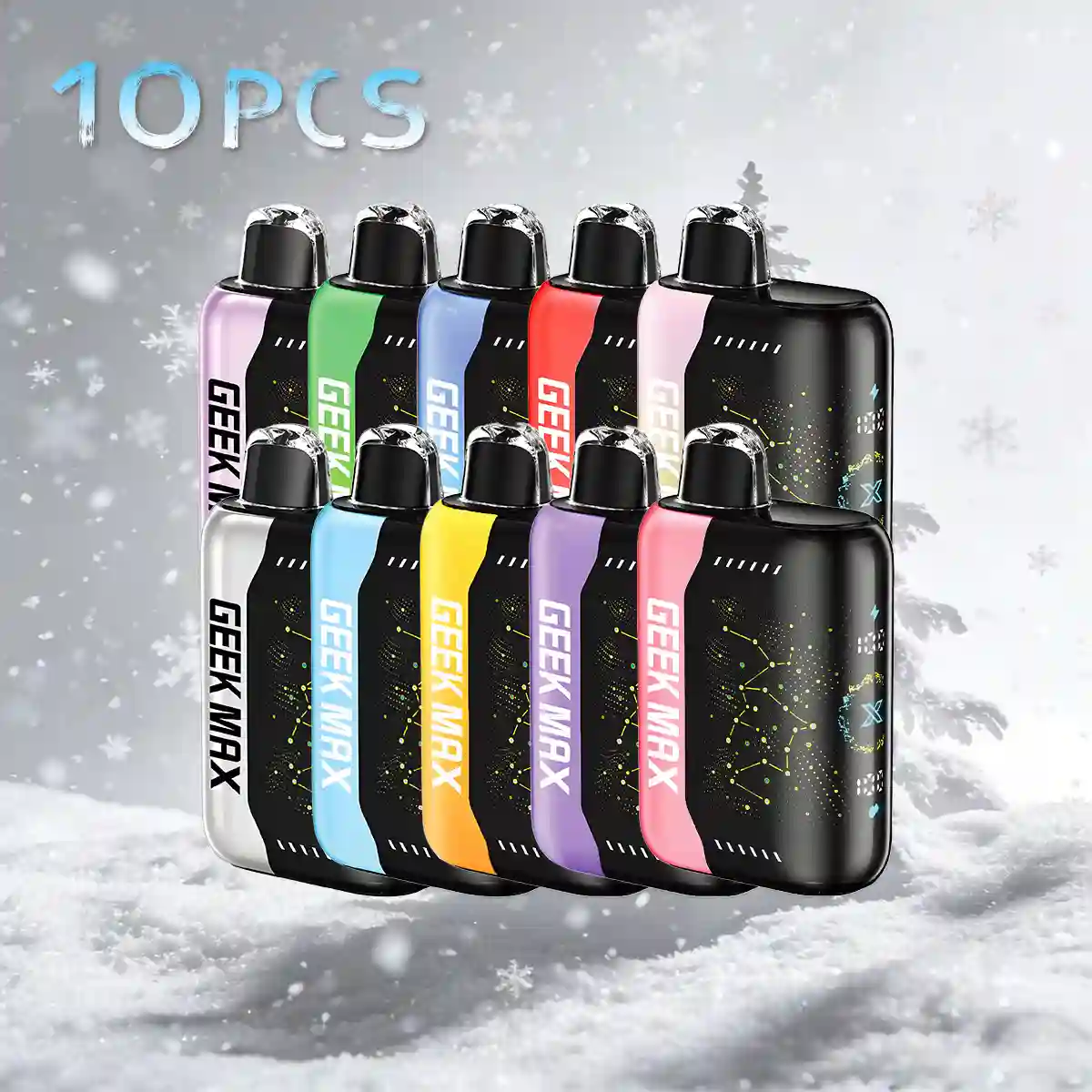 10-Pack-Multi-flavor Combination Set - Geek Max Vape