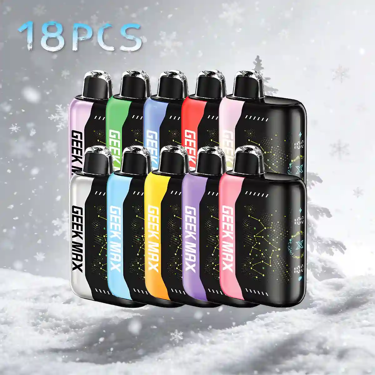 18-Pack-Multi-flavor Combination Set - Geek Max Vape