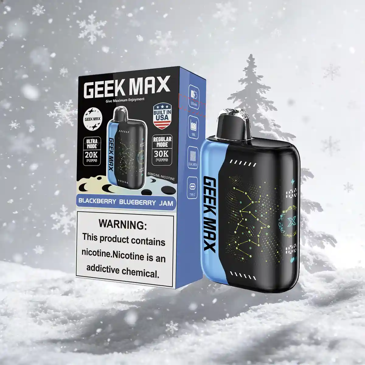 Blackberry Blueberry Jam | Geek Max 30000 Puffs Disposable Vape - Geek Max Vape