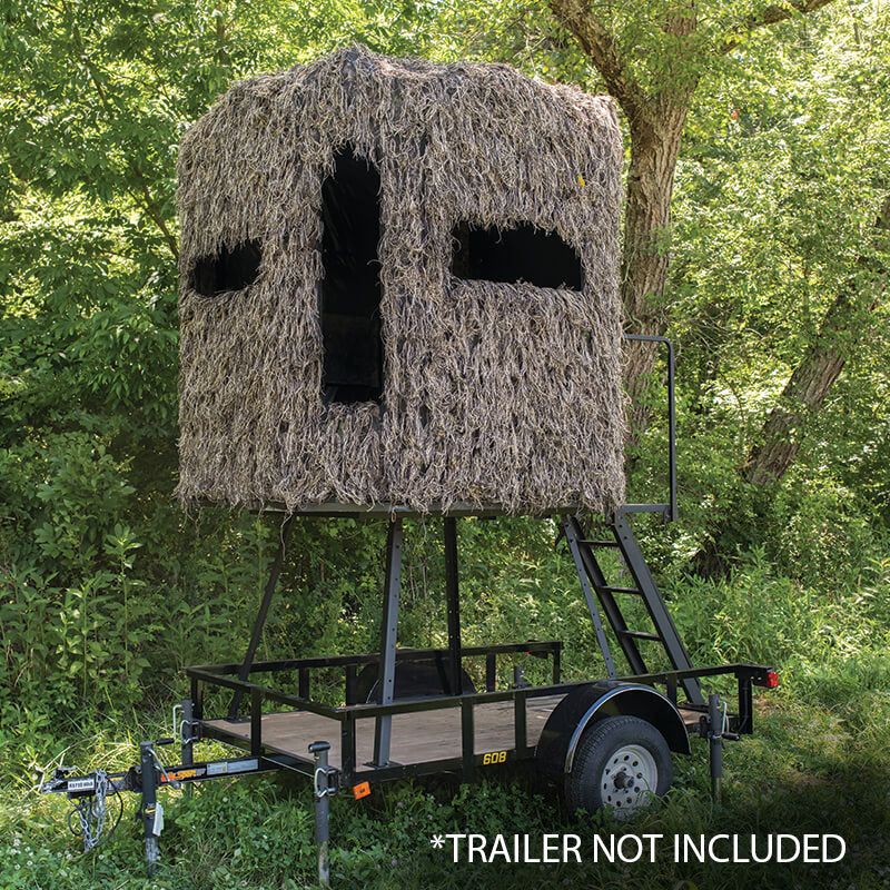 🔥Soft Side 360° Ghillie Deluxe 6X6 Ground Blind🔥