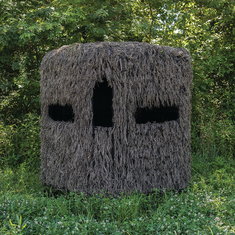 🔥Soft Side 360° Ghillie Deluxe 6X6 Ground Blind🔥