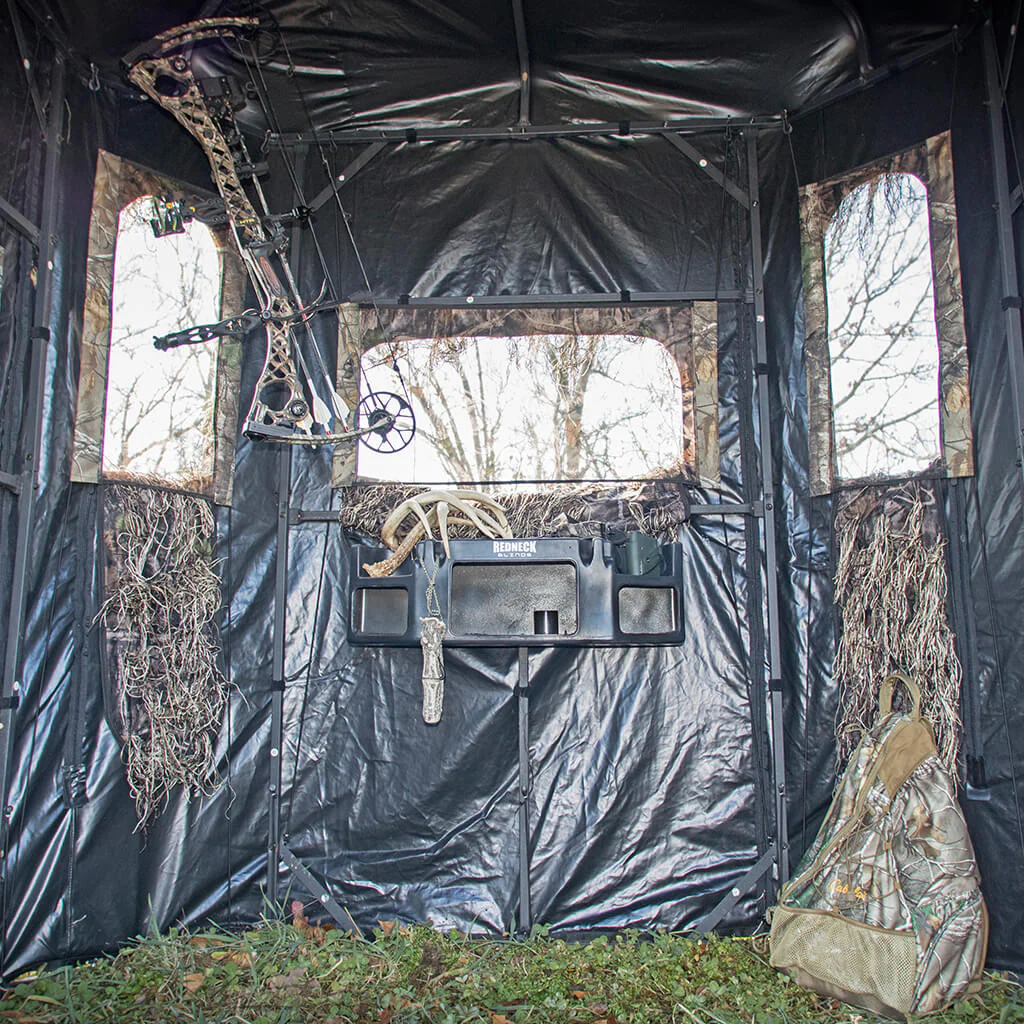 🔥Soft Side 360° Ghillie Deluxe 6X6 Ground Blind🔥