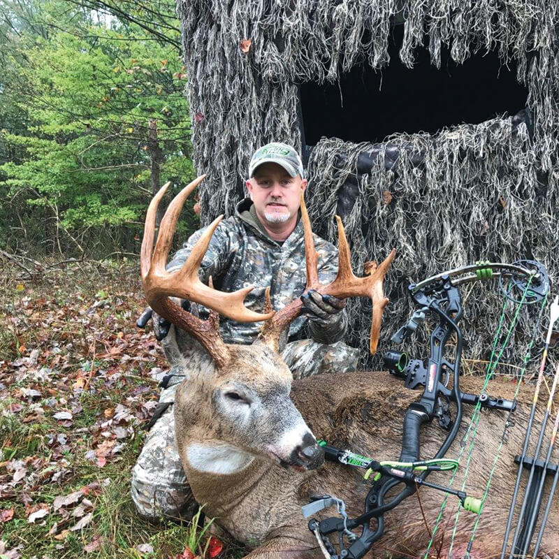 🔥Soft Side 360° Ghillie Deluxe 6X6 Ground Blind🔥